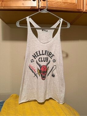 Stranger Things Hellfire Club Graphic Tank